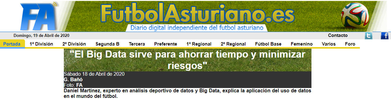 Entrevista futbol asturiano